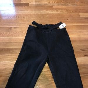 High wasted Fashion Nova Black jeans with cut outs